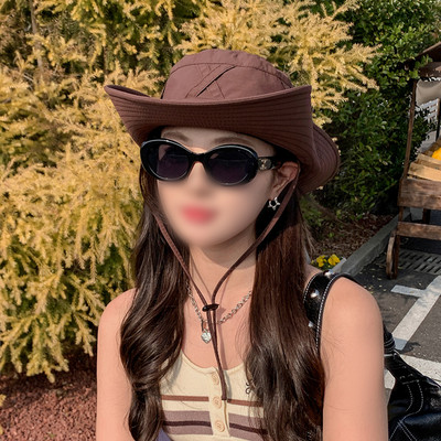 Suvine suure äärega päikesemüts naistele kevadiseks ja sügiseks kalapüügiks päikesevari Välisrattasõidutarvikud Vastupidav praktiline