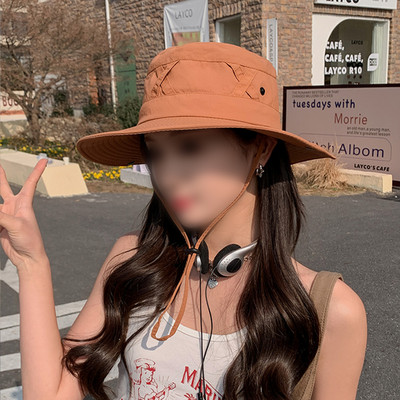 Suvine suure äärega päikesemüts naistele kevadiseks ja sügiseks kalapüügiks päikesevari Välisrattasõidutarvikud Vastupidav praktiline