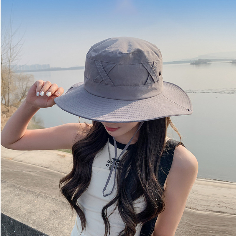 Suvine suure äärega päikesemüts naistele kevadiseks ja sügiseks kalapüügiks päikesevari Välisrattasõidutarvikud Vastupidav praktiline