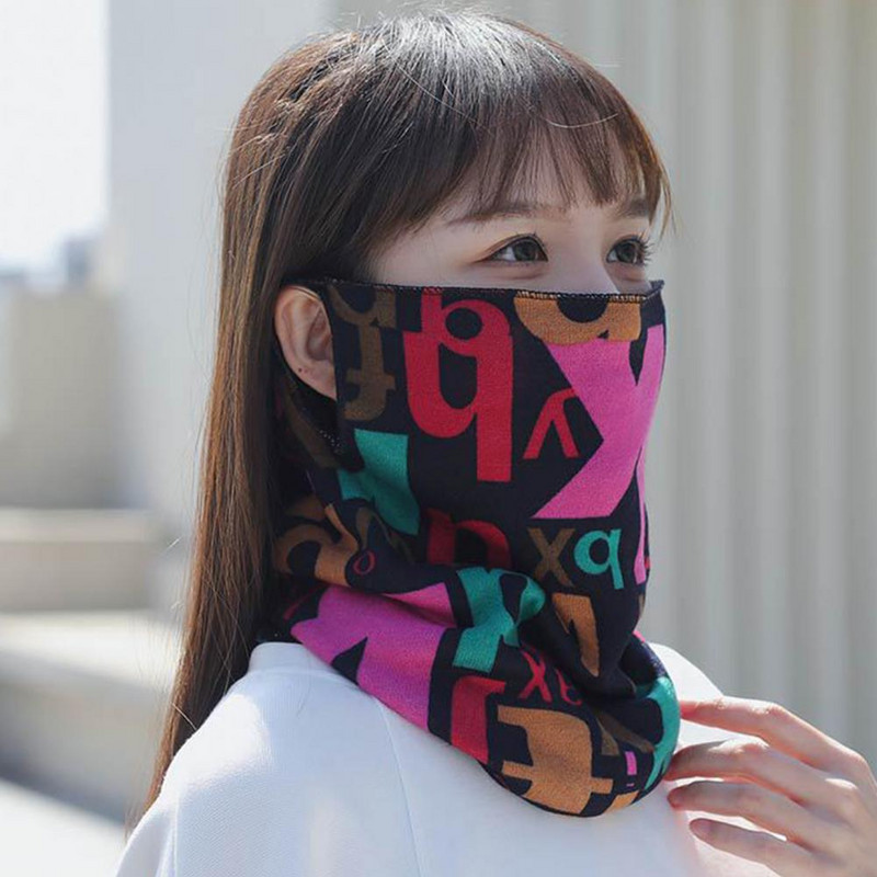 Jalgratta näokaitse Kõrva riputatav disain fliisvooder Tuulekindel UV päikesekaitse Välissport Pool näokaitse Kaelakaitse