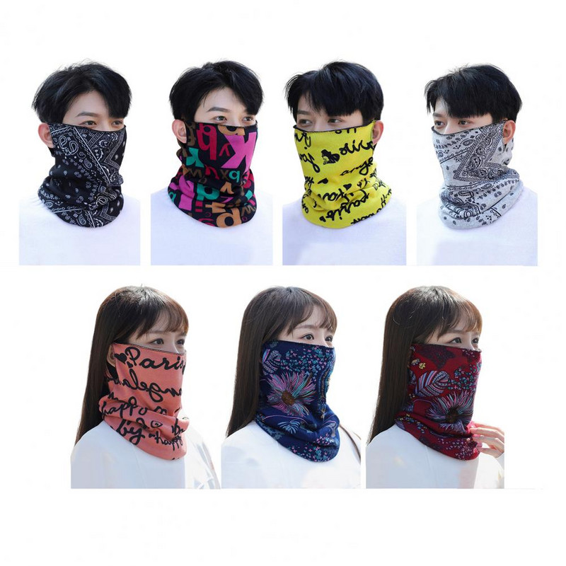 Jalgratta näokaitse Kõrva riputatav disain fliisvooder Tuulekindel UV päikesekaitse Välissport Pool näokaitse Kaelakaitse