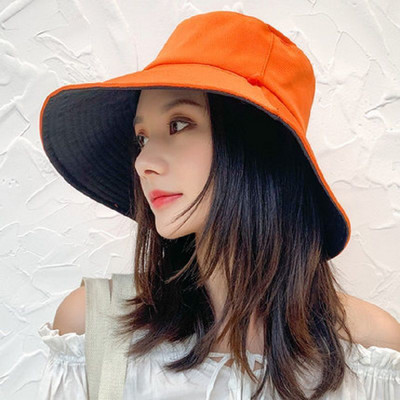 Ženski ribarski šešir Dvostrano sklopivi šeširi Ljetna kapa sa šiltom za sunce Anti-UV Široki obodi za zaštitu od sunca Pamučne kape s velikim obodom