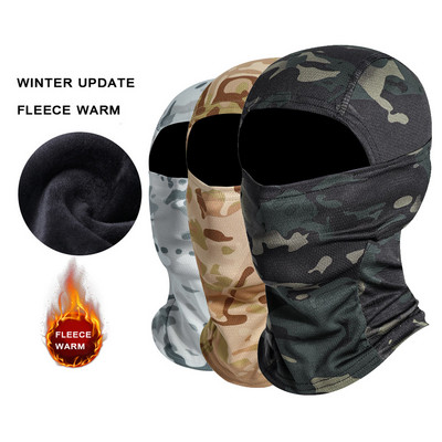 Μάσκα πλήρους προσώπου Αντιανεμική Winter Fleece Tactical Military Balaclava Μάσκα προσώπου για άνδρες Γυναίκες που κάνουν σκι Πεζοπορία Ποδηλασία τρέξιμο M05