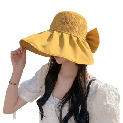 1vnt Apsauginė skrybėlė nuo saulės Stilingos moteriškos itin lengvos UV spinduliams atsparios kepuraitės plačiabryles vienspalvės kepurės vasaros paplūdimyje
