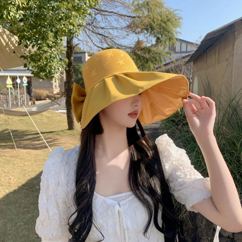 1vnt Apsauginė skrybėlė nuo saulės Stilingos moteriškos itin lengvos UV spinduliams atsparios kepuraitės plačiabryles vienspalvės kepurės vasaros paplūdimyje