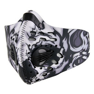 Sport Bike Half Face Mask with Filter Activated Carbon PM 2.5 Anti-pollution Dustproof Washable Facemask Training Cycling Mask