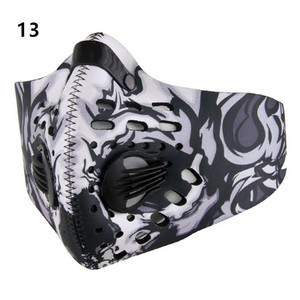 Meeste/naiste aktiivsöega tolmukindel jalgratta näomask saastevastane jalgratas, õues treeniv mask näokaitse pool nägu