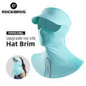 ROCKBROS Sun Protection Cycling Full Face Mask Summer Ice Silk Meeste Naiste peakatted Mootorrattapüügiks Jooksmiseks Õuespordiks