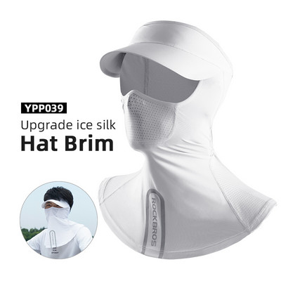 ROCKBROS Sun Protection Cycling Full Face Mask Summer Ice Silk Meeste Naiste peakatted Mootorrattapüügiks Jooksmiseks Õuespordiks