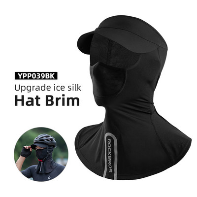 ROCKBROS Sun Protection Cycling Full Face Mask Summer Ice Silk Meeste Naiste peakatted Mootorrattapüügiks Jooksmiseks Õuespordiks