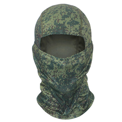 Taktikai terepszínű maszkok Balaclava teljes arcmaszk kültéri sport szélálló kerékpározás túrázás síelés Camo sál maszk sapkák