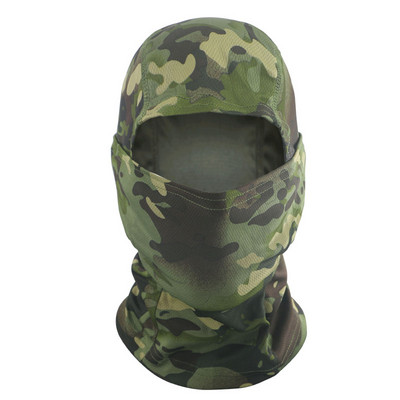 Taktikai terepszínű maszkok Balaclava teljes arcmaszk kültéri sport szélálló kerékpározás túrázás síelés Camo sál maszk sapkák