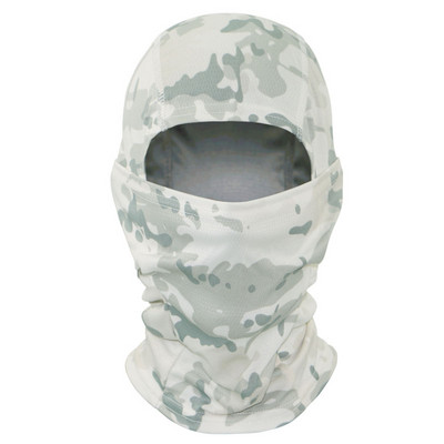 Taktikai terepszínű maszkok Balaclava teljes arcmaszk kültéri sport szélálló kerékpározás túrázás síelés Camo sál maszk sapkák