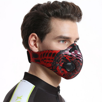 Μάσκα ποδηλασίας MTB κατά της αιθαλομίχλης Μάσκα προσώπου με σφουγγάρι PM2.5 mouth-muffle Αναπνευστήρας κατά της σκόνης για ιππασία Μάσκα προπόνησης ποδηλάτου ανδρών γυναικών
