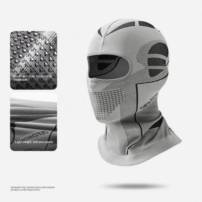 Thermal Hat Ski Face Guard Ultra vastag szélálló teljes arcvédő balaclava szuper puha izzadságelnyelő kerékpáros sísisakhoz