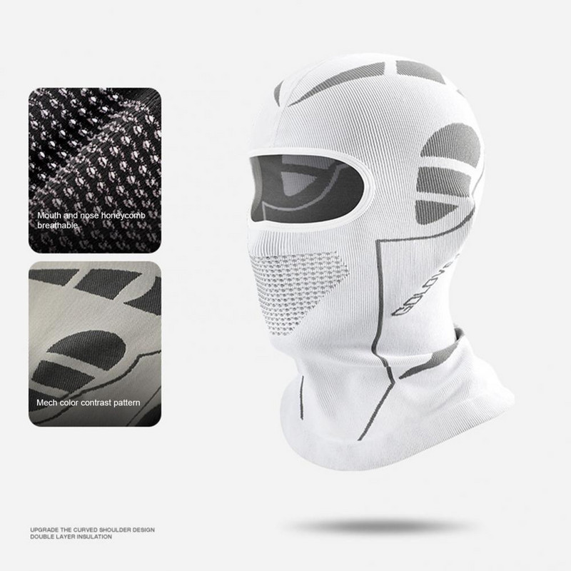 Termalna kapa Skijaški štitnik za lice Ultra-debeli štitnik za cijelo lice otporan na vjetar Balaclava Super mekana kaciga za upijanje znoja za biciklističku skijašku kacigu