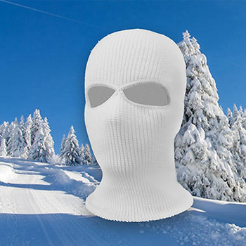 2020 Winter Warm Ski Cycling 3 Hole Balaclava Hood Cap Μάσκα πλήρους προσώπου Μάσκα για πεζοπορία σε εξωτερικό χώρο Ζεστή μάσκα προσώπου Αντιανεμική