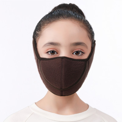 Sveobuhvatna maska s otvorenim nosom otporna na hladnoću Zaštita za uši motocikla za odrasle, Anti-gas Topla maska Maska od polarnog flisa Pamučna maska