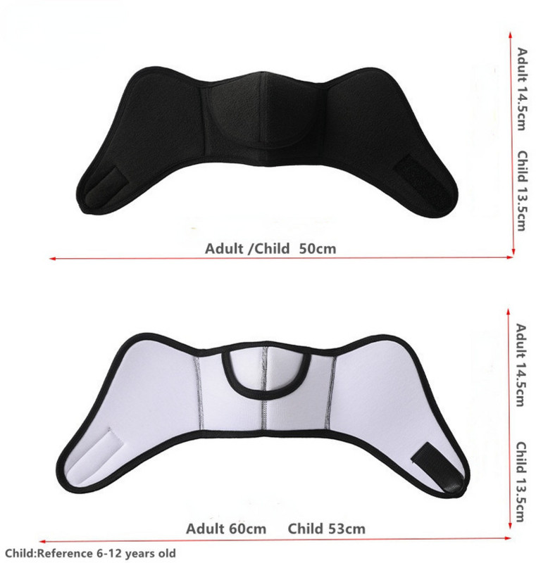 Sveobuhvatna maska s otvorenim nosom otporna na hladnoću Zaštita za uši motocikla za odrasle, Anti-gas Topla maska Maska od polarnog flisa Pamučna maska