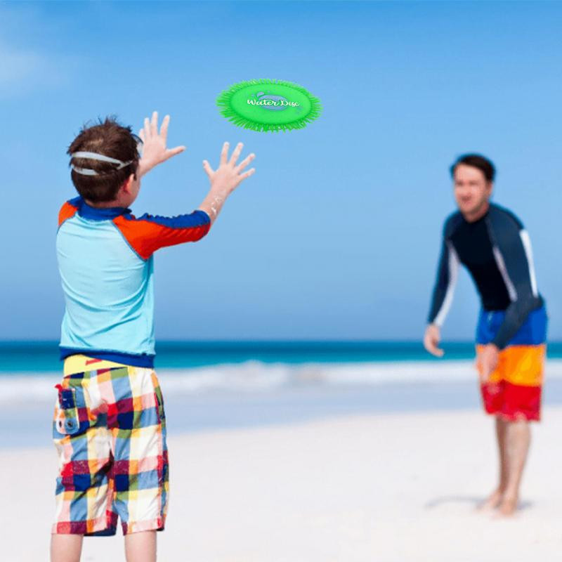 Minkštas skraidantis diskas vaikams Vandenį sugeriantis minkštas kraštas skraidantis diskas Tėvų ir vaikų sąveika TPR kempinė skraidantis diskas Vandenį sugeriantis
