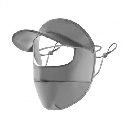 Trendi jednobojni prozračni šešir za jahanje za zaštitu od sunca za cijelo lice i periva kapa za jahanje za zaštitu od sunca Potrepštine za van