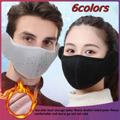 Talvine poolmask Jalgrattasõit Matkasuusatamine Näomask Polaarfliisist soe mask Kõrvaklapid Avatud Hingav mask Tuulekindel kaelasoojendaja