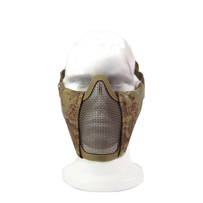 Taktikaline mask 4,5-tolline kokkupandav Airsoft poolmask kaitsev võrkmask naistele ja teismelistele Airsoft paintballi varustus