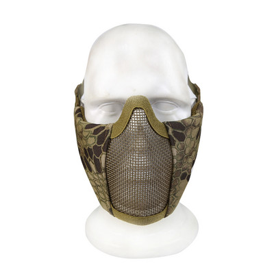 Taktikaline mask 4,5-tolline kokkupandav Airsoft poolmask kaitsev võrkmask naistele ja teismelistele Airsoft paintballi varustus