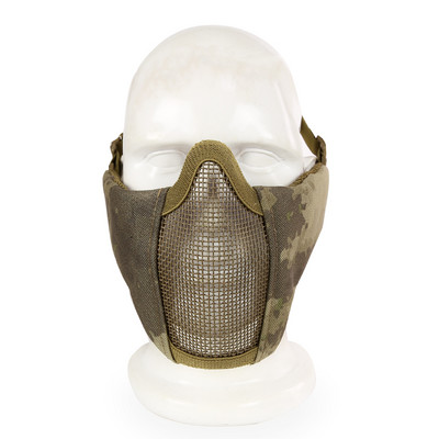 Taktikaline mask 4,5-tolline kokkupandav Airsoft poolmask kaitsev võrkmask naistele ja teismelistele Airsoft paintballi varustus