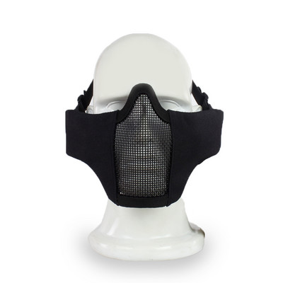Taktikaline mask 4,5-tolline kokkupandav Airsoft poolmask kaitsev võrkmask naistele ja teismelistele Airsoft paintballi varustus