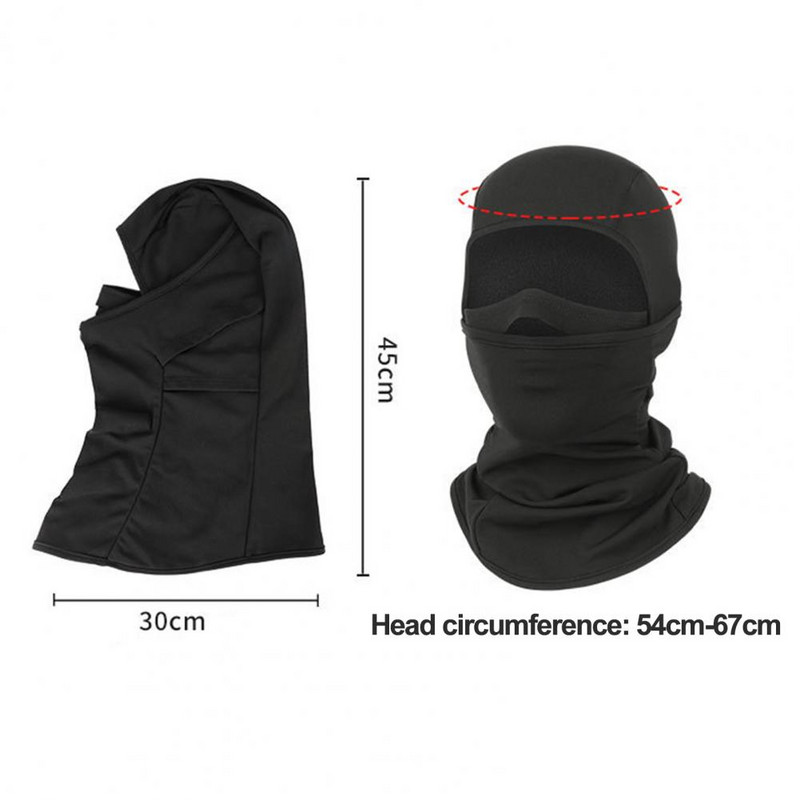 Balaclava Face Guard plüüsis vooder Pehme kõrge elastsusega hingav suusamask talvemüts jääpüügiks Mootorsaaniga suusatamiseks