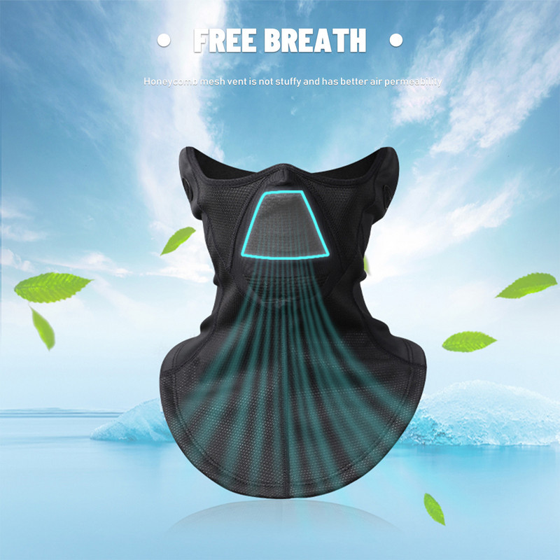 Ziemas kakla sildītājs Šalle, vēja necaurlaidīga, termiska sejas pārsegs Balaclava Slēpošana Snovbords Motobords Vīrieši Sievietes