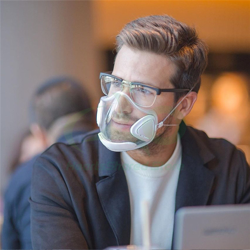 Ποδηλασία Αθλητικά Αθλητικά Διαφανή προστατευτική μάσκα Επαναχρησιμοποιήσιμη Διαφανές προστατευτικό κάλυμμα Πλαστική μάσκα σεφ Μάσκα ιππασίας