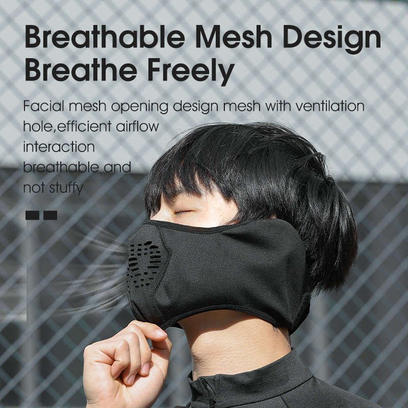 WEST BIKING Winter Warm Cycling Μάσκα Προσώπου Αντρών Αντιανεμικό Fleece Bike Μάσκα μισού προσώπου Μάσκα εξωτερικού χώρου θερμικής ποδηλασίας για ψάρεμα σκι