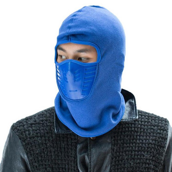 Κάλυμμα μάσκας προσώπου για σκι εξωτερικού χώρου ιππασίας μάσκα φλις θερμής πάχυνσης στυλ Ninja με λειτουργία φιλτραρίσματος