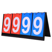 2/3/4 Digital Flip Scoreboard Πίνακας αποτελεσμάτων Φορητό αθλητικό ντεκόρ άσκησης εσωτερικού χώρου για τένις μπάντμιντον ποδοσφαίρου
