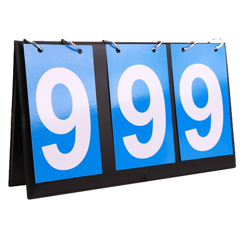 2/3/4 Digital Flip Scoreboard Πίνακας αποτελεσμάτων Φορητό αθλητικό ντεκόρ άσκησης εσωτερικού χώρου για τένις μπάντμιντον ποδοσφαίρου