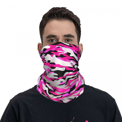 Ružičasto crna ljubičasta maskirna balaclava ribolov trčanje putna maska za lice ženska zabavna biciklistička maska bešavni mekani šal bandana