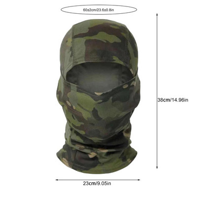 Balaclava Taktička maska Ribolov Biciklizam Biciklizam Skijanje Motocikl Topla kapa preko cijelog lica Zima Snijeg Sjever Podstava za lice Dodaci