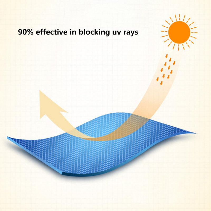 Ledus zīda trīsstūris riteņbraukšanas šalle, saules izturīga, ātri žūstoša, laba ventilācija