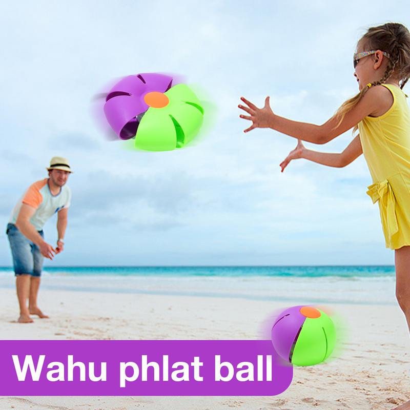 Skraidantis kamuoliukas, elastingas žingsnis ant skraidančio kamuolio su spalvingomis lemputėmis Skraidantis kamuolys Naujoviški kūrybiniai žaislai lauko sporto kamuolys