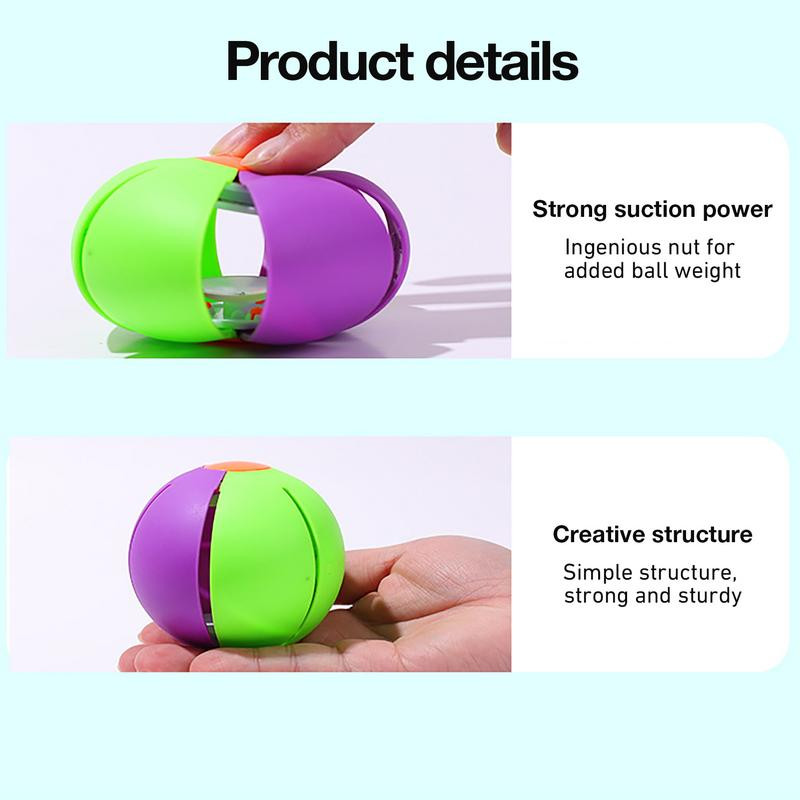 Skraidantis kamuoliukas, elastingas žingsnis ant skraidančio kamuolio su spalvingomis lemputėmis Skraidantis kamuolys Naujoviški kūrybiniai žaislai lauko sporto kamuolys