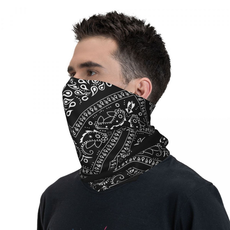 Ασπρόμαυρο Hip Hop Punk Balaclava Hiking Camping Figure Μάσκα ποδηλάτου Προστασία αναπνεύσιμων μάσκες προσώπου Καλοκαιρινά αστεία κασκόλ