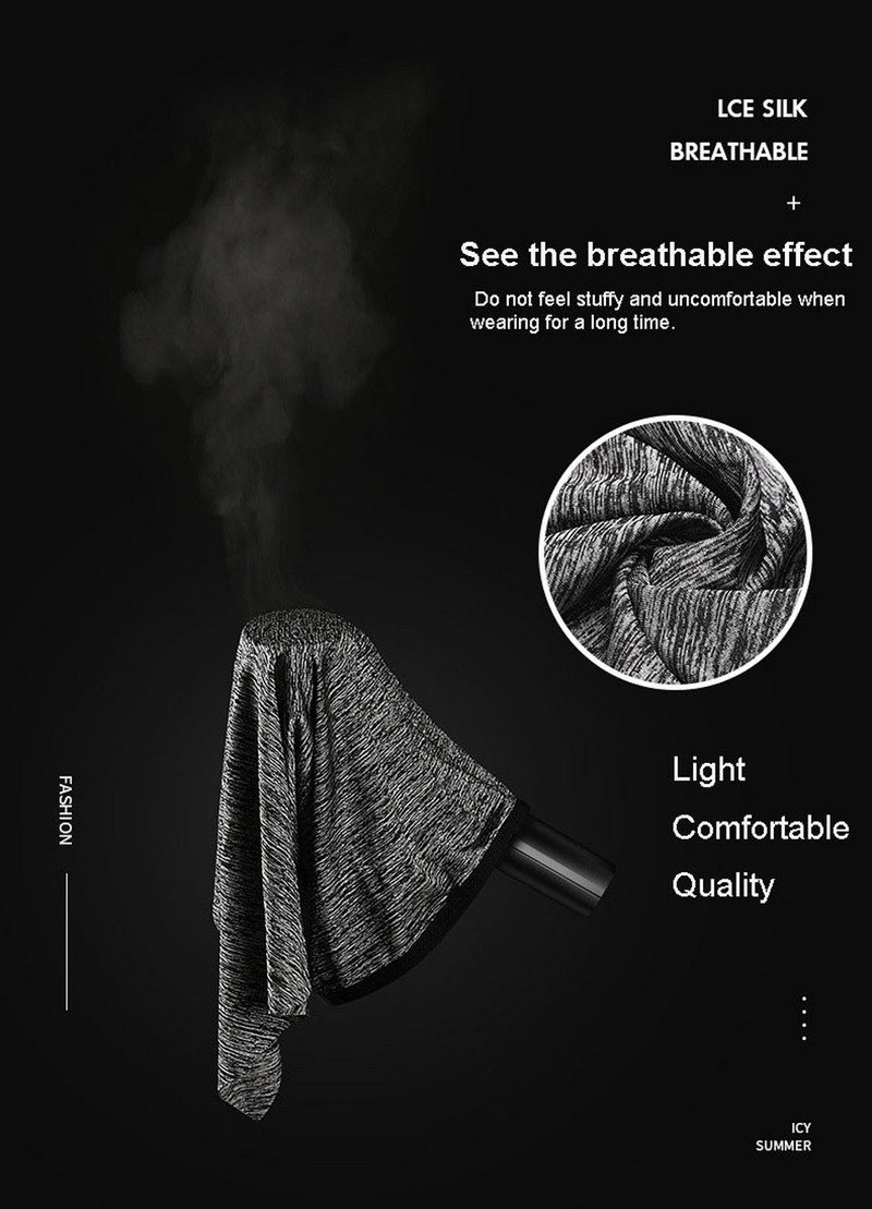 One Peice Summer Headwear Bicycle Face Mask UV Sun Prevent Cycling Mask Thermal Face Bandana Mask Cover