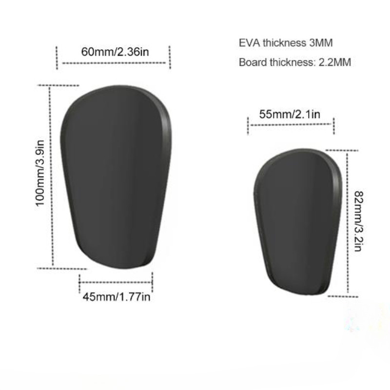 1 ζευγάρι Mini Shin Guards για ενήλικες/παιδιά Football Shin Guards τύπου ένθετου Calf Guards Φορητά Espinilleras De Fútbol