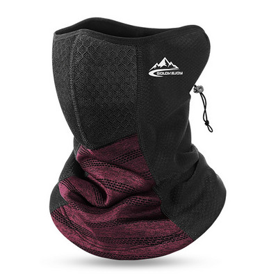 Jauna riteņbraukšanas lakata apkakle āra sporta vēja necaurlaidīga šalle pašizsilstošā siltā slēdzene ausu aizsardzība pret aizsvīšanas maska rudens ziemā