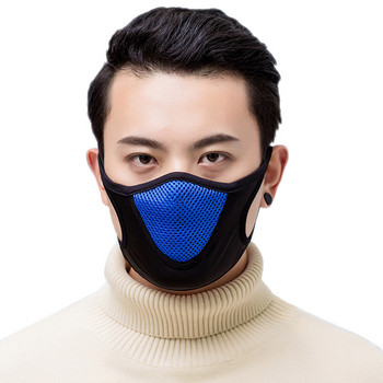 Βαμβακερή μάσκα προσώπου Μάσκες αναπνοής μοτοσικλέτας Unisex κατά της σκόνης Μαύρο προστατευτικό κάλυμμα στόματος Cycling Sport Маски Cycling Equipment