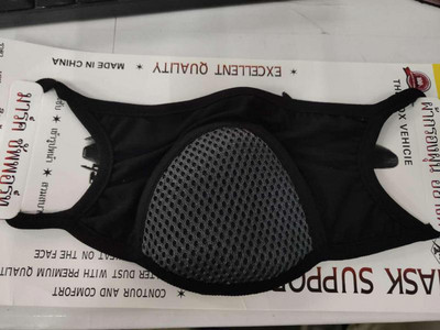 Puuvillane näomask hingav mootorratta maskid Unisex tolmuvastased must kaitsev suukate Jalgrattasport Маски Jalgrattavarustus