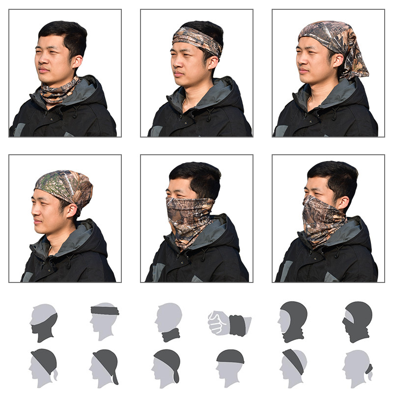 Kamuflaaž õues sõitmiseks näorätik päikesekaitse tuulemask jalgratas mootorratas kalapüük multifunktsionaalne näorätik