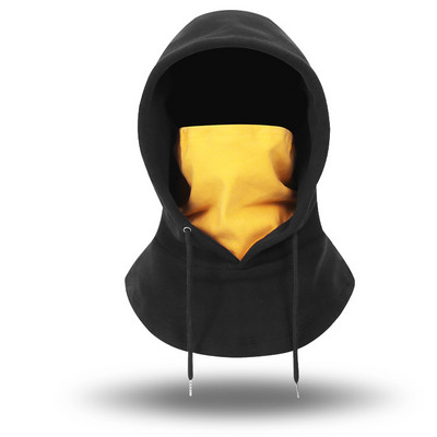 Καπέλα χειμερινής ποδηλασίας διπλής χρήσης Ανδρικά γυναικεία Καπέλα με κουκούλα σκι Ρυθμιζόμενο καπέλο fleece βελούδινο Θερμικό Balaclava Μάσκα προσώπου Αντιανεμικό